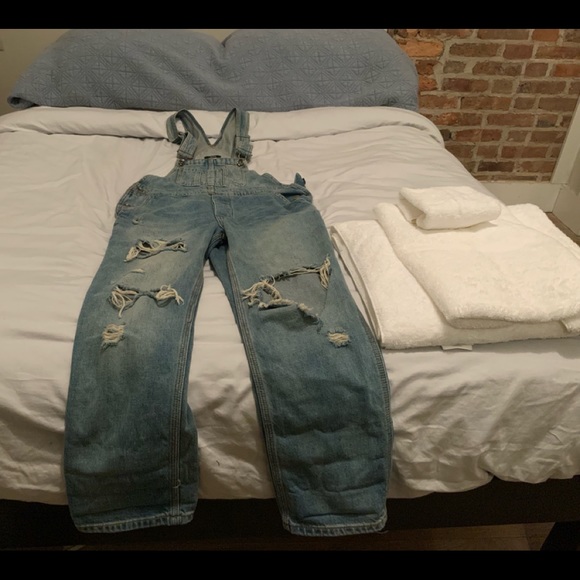 BDG Destroyed Overalls Size XS - Picture 2 of 7